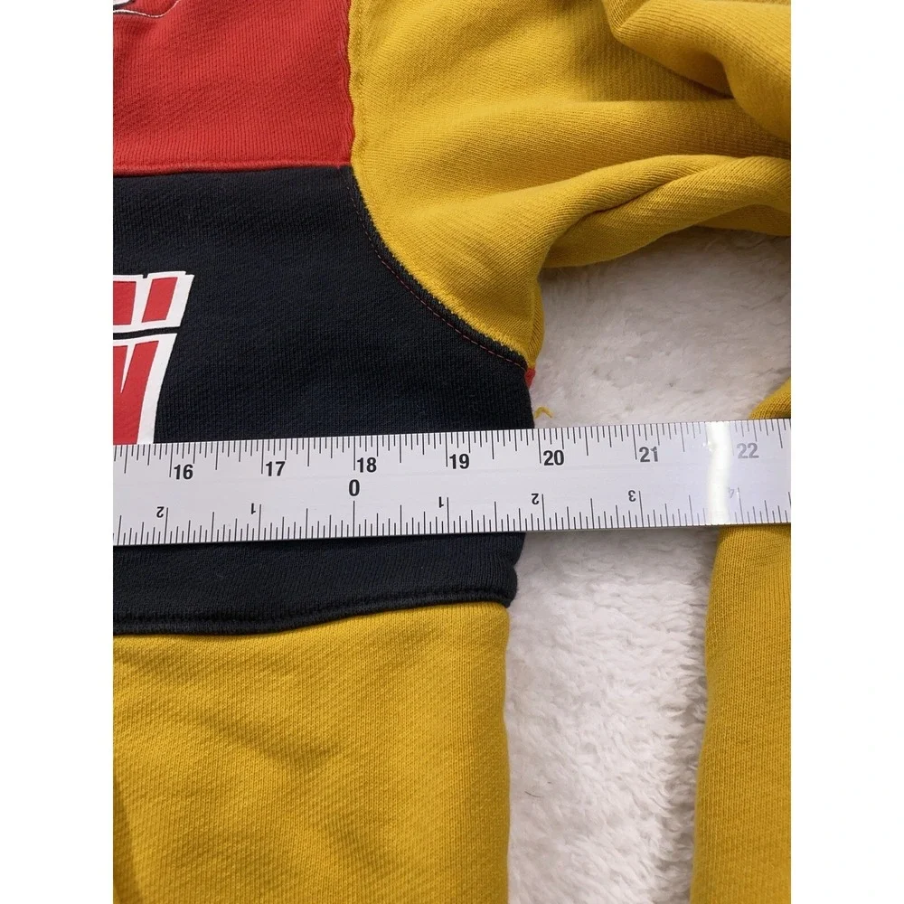 Jordan Sport DNA Pullover Hoodie Red Yellow Black Colorblock Mens S AT9981-712‎